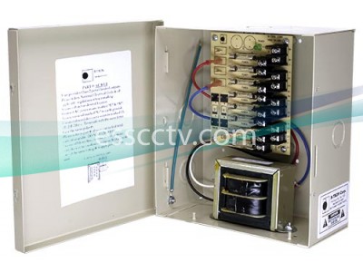 B-TRON Power Distribution Box 24V AC 8ch 100VA 4.2 Amps UL Listed, Fused